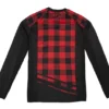 Race Face Diffuse Long Sleeve Jersey - Rouge
