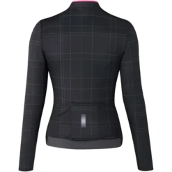 Shimano Kaede Women's Thermal Long Sleeve Jersey - Black -CycloPro Shop sc6801 back