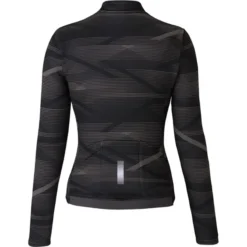 Shimano Kaede Women's Thermal Long Sleeve Jersey - Black/Grey -CycloPro Shop sc6803 back