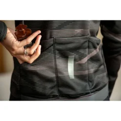 Shimano Kaede Women's Thermal Long Sleeve Jersey - Black/Grey -CycloPro Shop sc6803 life3