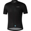 Shimano Element Men's Short Sleeve Jersey - Black -CycloPro Shop sc8800 3