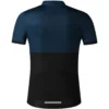 Shimano Element Men's Short Sleeve Jersey - Navy -CycloPro Shop sc8802 2