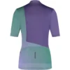 Shimano Sumire Women's Short Sleeve Jersey - Purple/Green -CycloPro Shop sc9320 back