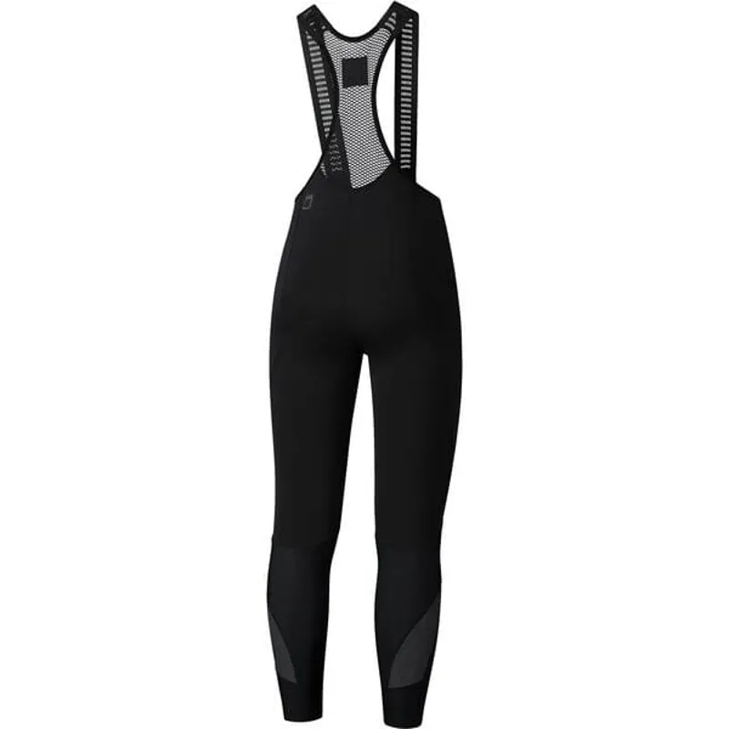 Shimano Beaufort Men's Windproof Bib Tights - Black 3 Shimano Beaufort Men's Windproof Bib Tights - Black