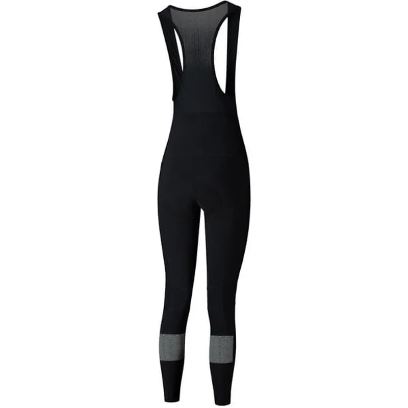 Shimano Kaede Women's Bib Tights - Black 4 Shimano Kaede Women's Bib Tights - Black - Image 2