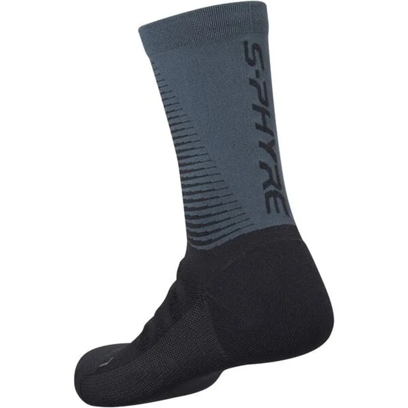 Shimano S-Phyre Tall Socks - Black/Grey 4 Shimano S-Phyre Tall Socks - Black/Grey - Image 2