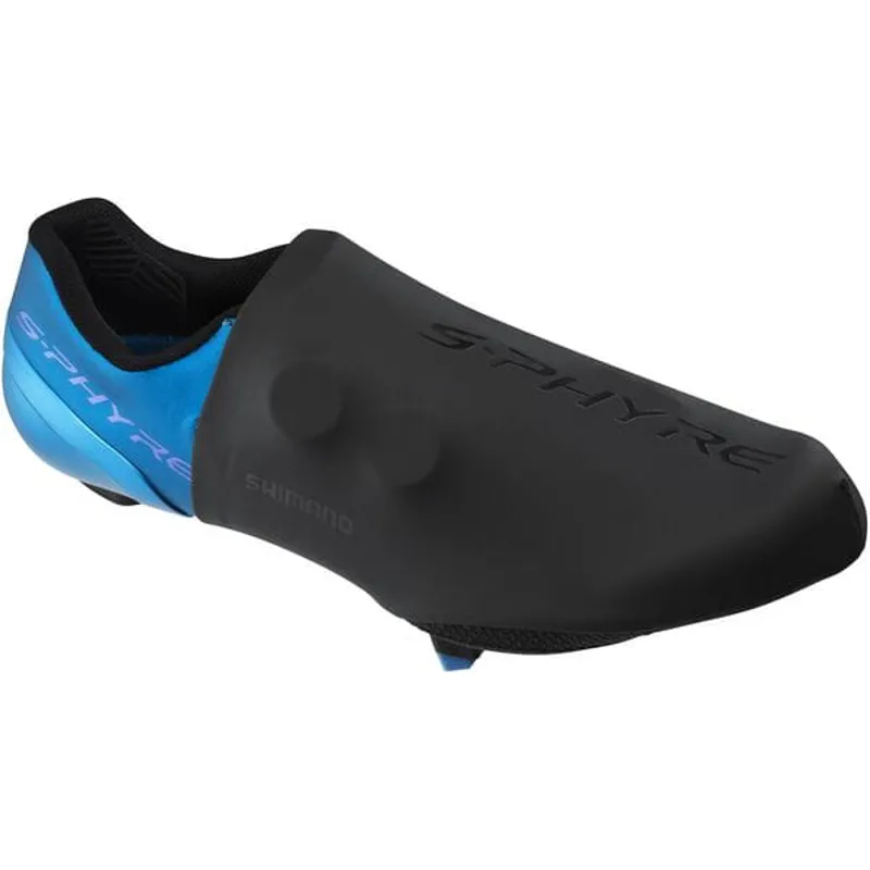 Shimano S-Phyre Waterproof Half Shoe Cover - Black 4 Shimano S-Phyre Waterproof Half Shoe Cover - Black - Image 2