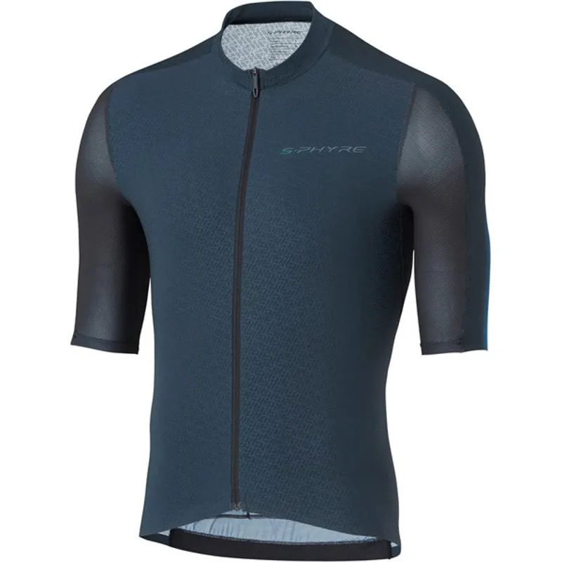 Shimano S-Phyre Flash Short Sleeve Jersey - Black/Blue 5 Shimano S-Phyre Flash Short Sleeve Jersey - Black/Blue - Image 3