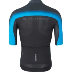 Shimano S-Phyre Flash Short Sleeve Jersey - Black/Blue 12 Shimano S-Phyre Flash Short Sleeve Jersey - Black/Blue -CycloPro Shop scs4400 back