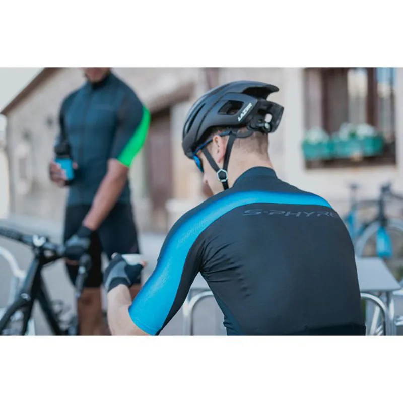 Shimano S-Phyre Flash Short Sleeve Jersey - Black/Blue 4 Shimano S-Phyre Flash Short Sleeve Jersey - Black/Blue - Image 2