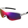 Shimano Spark Cycling Glasses - Metalic White/Smoke Red Lens