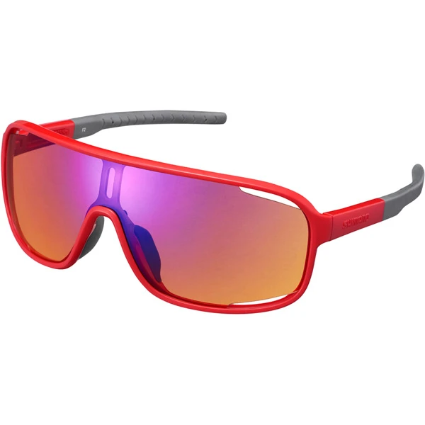 Shimano Technium Sunglasses - Yellow Frame/Orange Blue Mirror Lens 4 Shimano Technium Sunglasses - Yellow Frame/Orange Blue Mirror Lens - Image 2