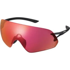 Shimano Aerolite Sunglasses - RideScape Road Lens - Red
