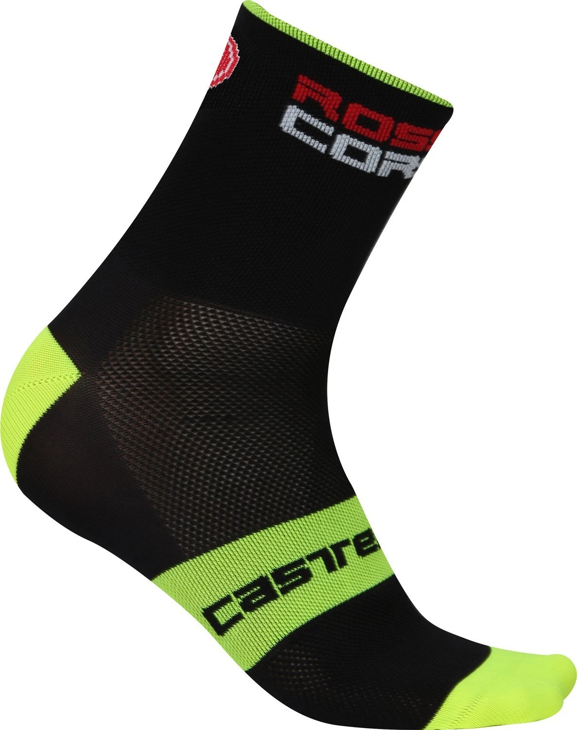 Castelli Rosso Corsa 6 Socks - White 3 Castelli Rosso Corsa 6 Socks - White