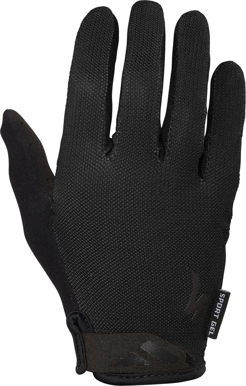 Specialized Body Geometry Sport Gel Womens Long Finger Glove - Black 3 Specialized Body Geometry Sport Gel Womens Long Finger Glove - Black