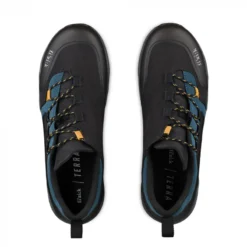 Fizik X2 Terra Ergolace MTB Shoes - Teal/Black -CycloPro Shop terra ergolace x2 teal blue black top 1