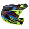 Troy Lee Designs D4 Carbon MIPS Full Face Helmet - Volt Black/Flo Yellow