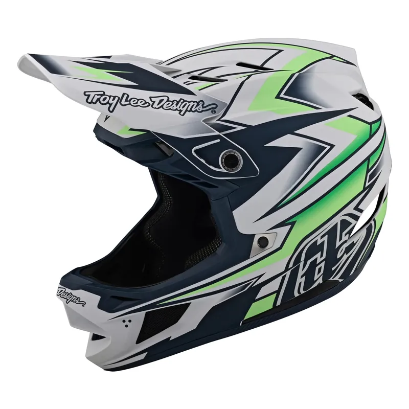 Troy Lee Designs D4 Composite MIPS Full Face Helmet - Volt Blue 8 Troy Lee Designs D4 Composite MIPS Full Face Helmet - Volt Blue - Image 6