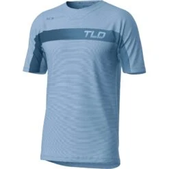 Troy Lee Designs Skyline Men's Short Sleeve Jersey - Jet Fuel Slate Blue -CycloPro Shop tld319420022 1 2000x.progressive 1