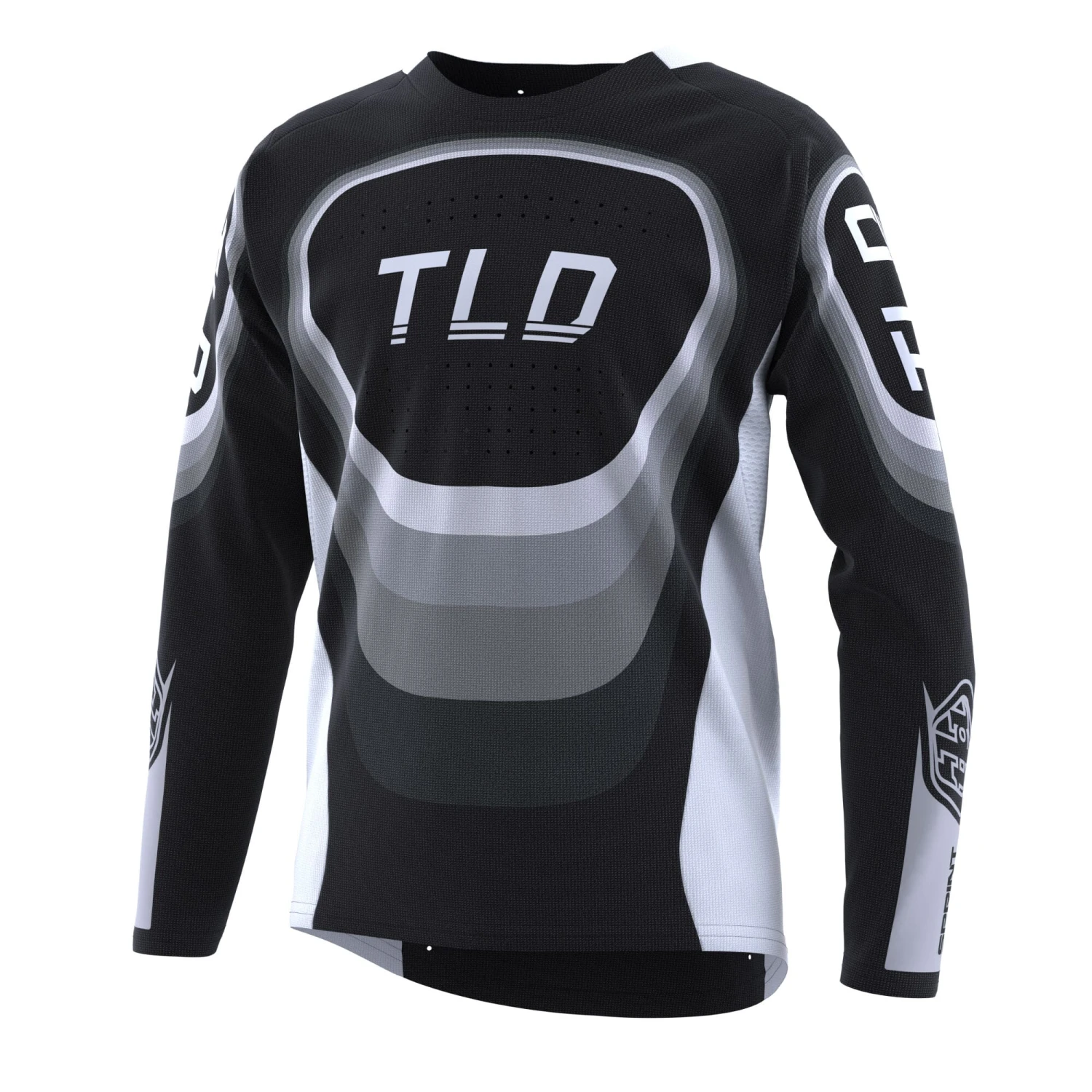Troy Lee Designs Sprint Youth Long Sleeve Jersey - Richter Red 4 Troy Lee Designs Sprint Youth Long Sleeve Jersey - Richter Red - Image 2