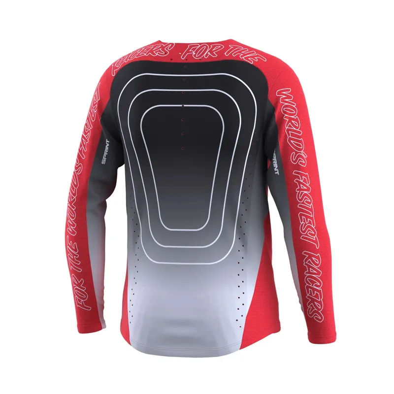 Troy Lee Designs Sprint Youth Long Sleeve Jersey - Richter Red 7 Troy Lee Designs Sprint Youth Long Sleeve Jersey - Richter Red - Image 5