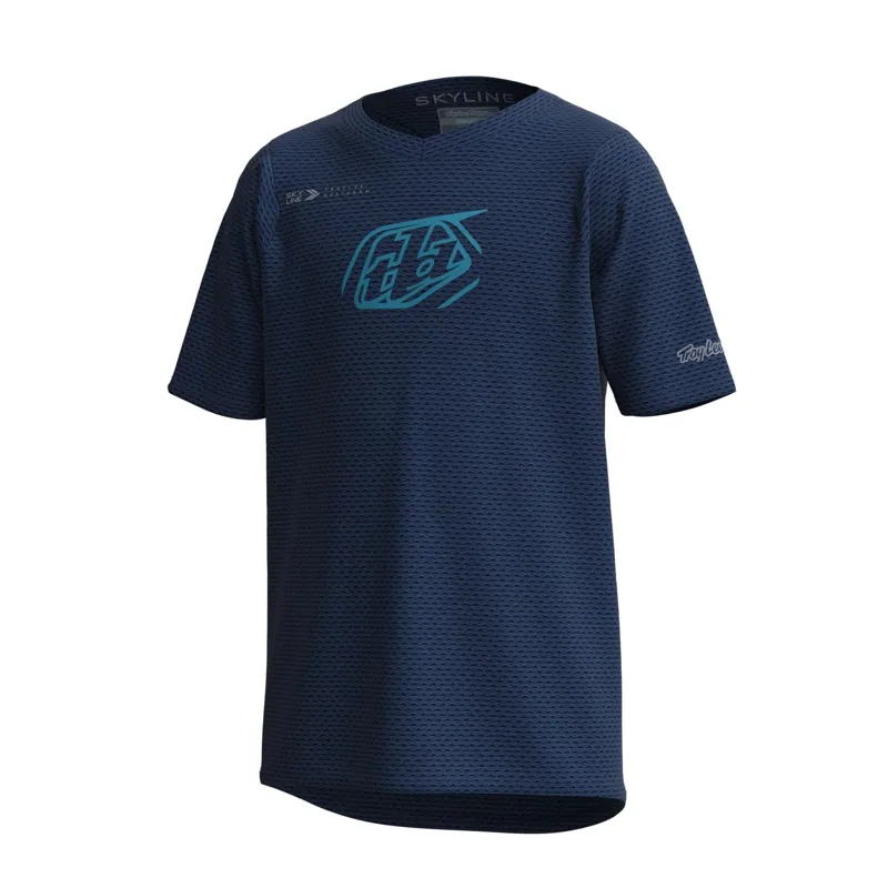 Troy Lee Designs Skyline Youth Short Sleeve Jersey - Iconic Navy 4 Troy Lee Designs Skyline Youth Short Sleeve Jersey - Iconic Navy - Image 2