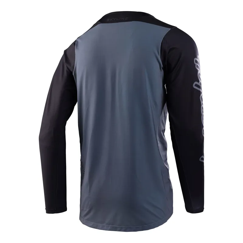 Troy Lee Designs Skyline Men's Long Sleeve Jersey - Mono Charcoal 6 Troy Lee Designs Skyline Men's Long Sleeve Jersey - Mono Charcoal - Image 4