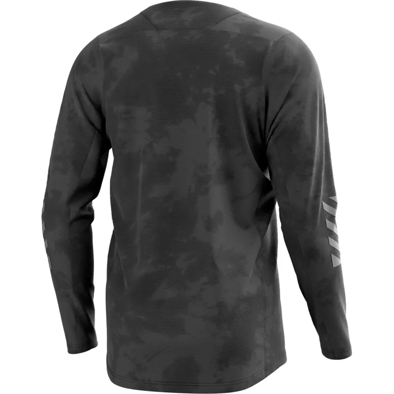 Troy Lee Designs Skyline Chill Men's Long Sleeve Jersey - Tie Dye Charcoal 6 Troy Lee Designs Skyline Chill Men's Long Sleeve Jersey - Tie Dye Charcoal - Image 4