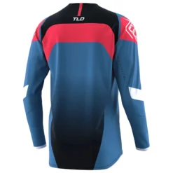 Troy Lee Designs Sprint Ultra Men's Long Sleeve Jersey - Arc Blue/Black -CycloPro Shop tld356338002 2 2000x.progressive