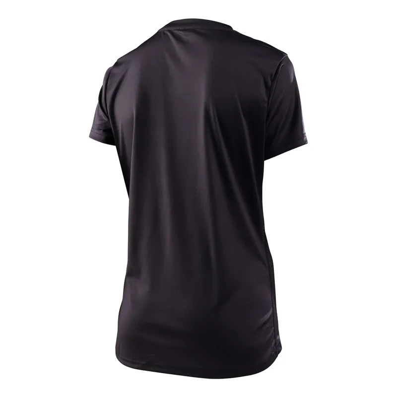 Troy Lee Designs Lilium Women's Short Sleeve Jersey - Solid - Black 3 Troy Lee Designs Lilium Women's Short Sleeve Jersey - Solid - Black