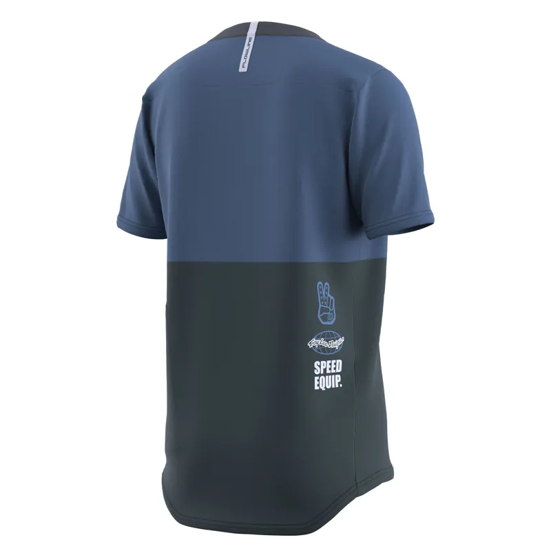 Troy Lee Designs Flowline Youth Short Sleeve Jersey - Scripter Windward 5 Troy Lee Designs Flowline Youth Short Sleeve Jersey - Scripter Windward - Image 3