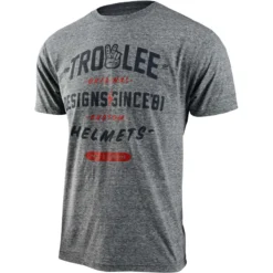 Troy Lee Designs Roll Out Men's Short Sleeve T-Shirt - Ash/Heather -CycloPro Shop tld701332012 2000x.progressive