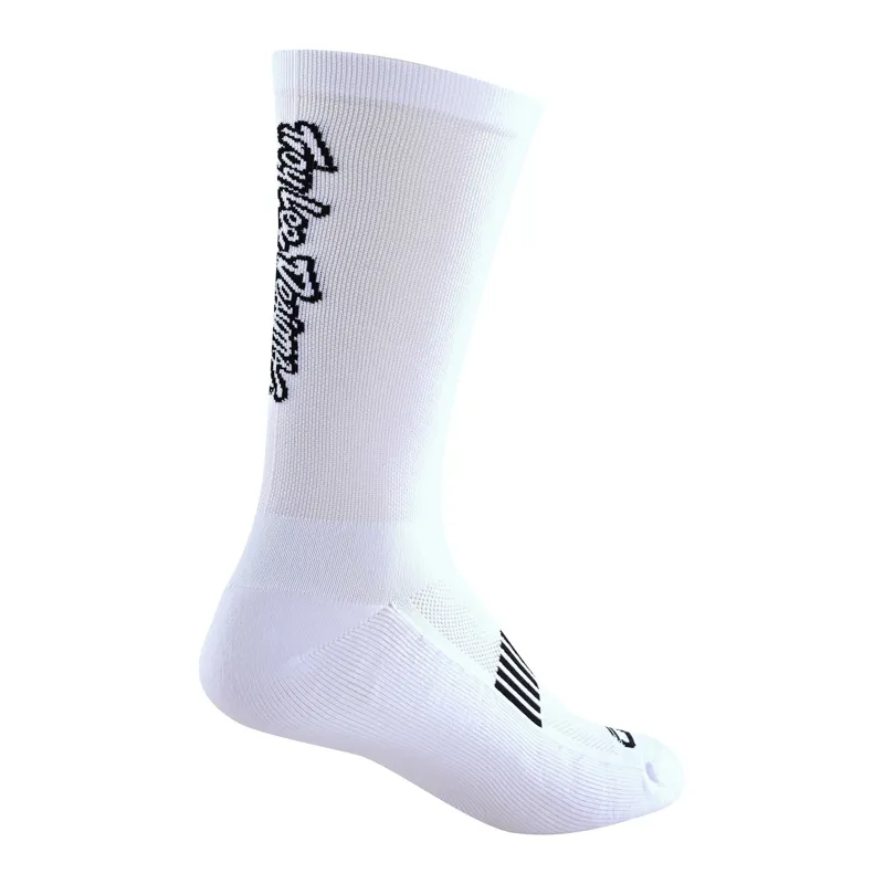 Troy Lee Designs Performance Socks - Signature White 7 Troy Lee Designs Performance Socks - Signature White - Image 5