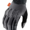 Troy Lee Designs Gambit Long Finger Gloves - Charcoal -CycloPro Shop tld gambit glove solid gry 01