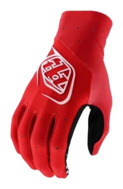 Troy Lee Designs SE Ultra Long Finger Gloves - Navy -CycloPro Shop tld seultra glove solid red 01 1