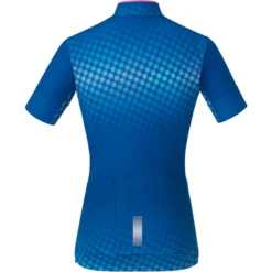 Shimano Sumire Womens Short Sleeve Jersey - Blue -CycloPro Shop varsc600blu