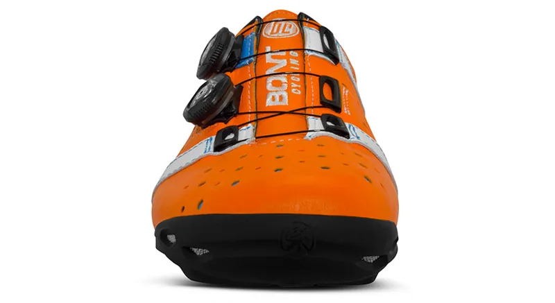 Bont Vaypor+ Road Shoes - Orange/Alpha Blue 12 Bont Vaypor+ Road Shoes - Orange/Alpha Blue - Image 10