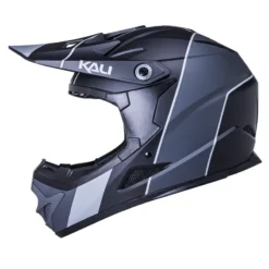 Kali Zoka Stripe Full Face Helmet - Matt Black/Grey -CycloPro Shop zz k0210621112BLK 2