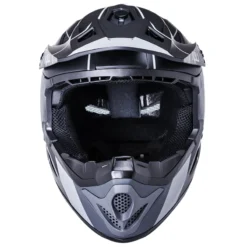 Kali Zoka Stripe Full Face Helmet - Matt Black/Grey -CycloPro Shop zz k0210621112BLK 4