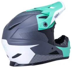 Kali Zoka Dash Full Face Helmet - Matt Seafoam/Grey