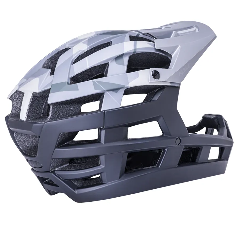Kali Invader 2.0 Full Face Helmet - Matt Grey Camo/Black 4 Kali Invader 2.0 Full Face Helmet - Matt Grey Camo/Black - Image 2